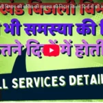 Uttrakhand Bijali Bibhag Services Resolutions Time Details
