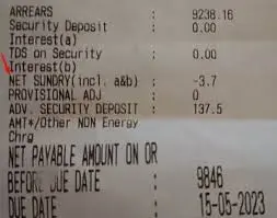 Electricity Bill Sundry Charges
