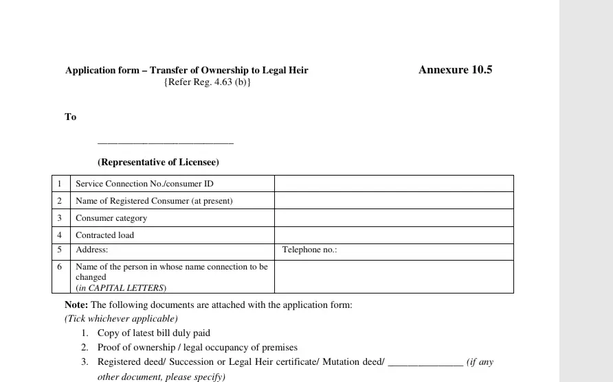 Jammu & Kashmir Bijali Bill Name Change Transfer Process.png