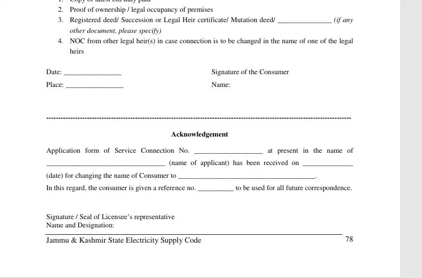 Jammu & Kashmir Bijali Bill Name Change Transfer Process.png