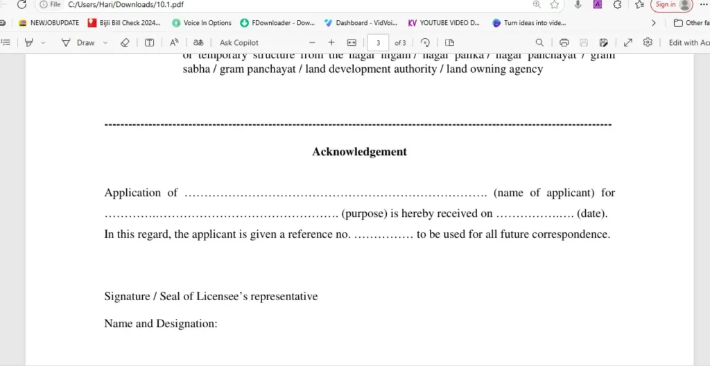 Jammu & Kashmir Electricity New Connection Form Download and filling Process