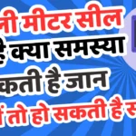 Bijali Meter Seal Brake Problem Solution Online